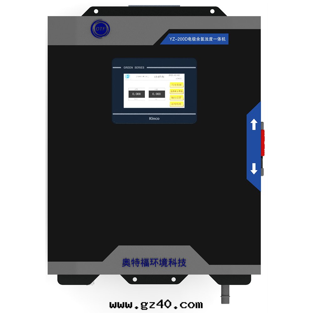 YZ-200D電(diàn)极(jí)餘氯浊(zhuó)度(dù)水(shuǐ)質(zhì)多(duō)參數在(zài)線(xiàn)檢測一(yī)体機(jī)